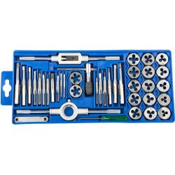 Tap & Die Set 39pce In Plastic Case